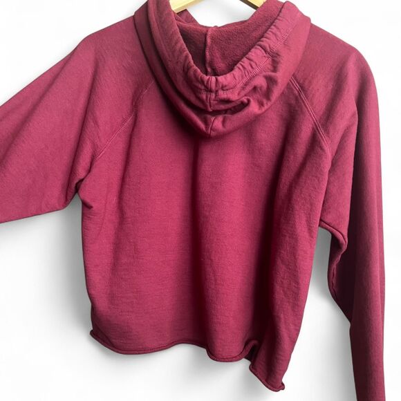 Unbranded Women's Burgundy and Red Hoodie - Picture 6 of 8